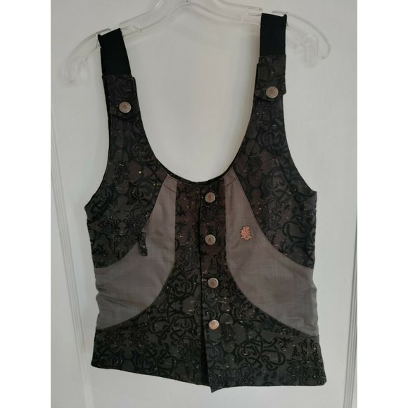 Cappel Capp3l Vest Snowboard Water Resistant Pocket Zips to Pants SZ S 32" Chest - Picture 9 of 12